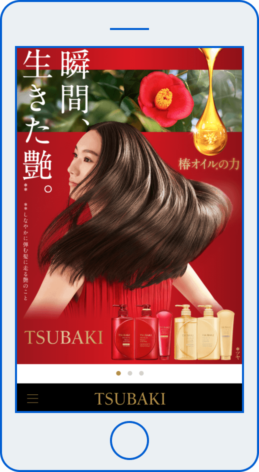TSUBAKI branding site